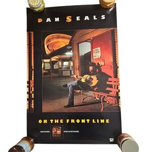 Dan Seals On The Front Line 24x36 Vintage 1986 EMI America Large Promo Poster